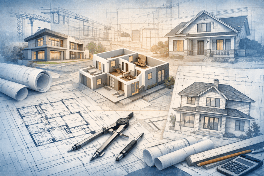 Execution drawings and architectural planning service by Bluetix Engineering